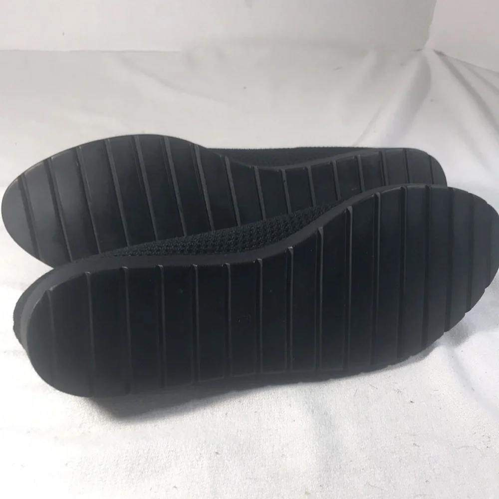 Eileen Fisher Women’s Black Heaven Knit Wedge Ballet Slip-On Flats Size 10